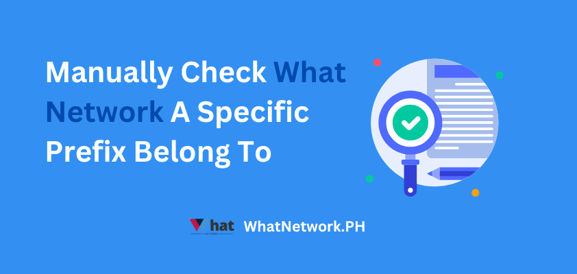 Check The Prefix of Any Network Manually 