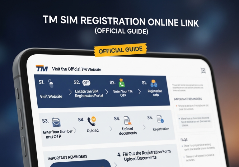 TM SIM Registration Online Link (Official Guide)